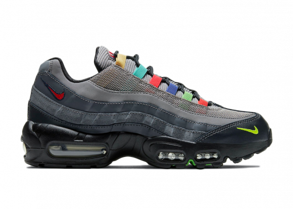 Nike Air Max 95 Light Charcoal/University Red Black